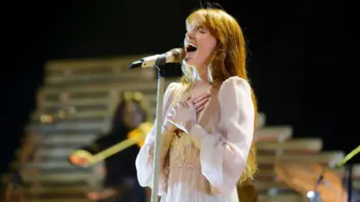 Florence and the Machine perform in concert at Palau Sant Jordi on March 20^ 2019 in Barcelona^ Spain.