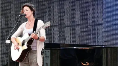Sarah McLachlan rehearses for her Canada Day performance on Parliament Hill. June 30^ 2009 in Ottawa.
