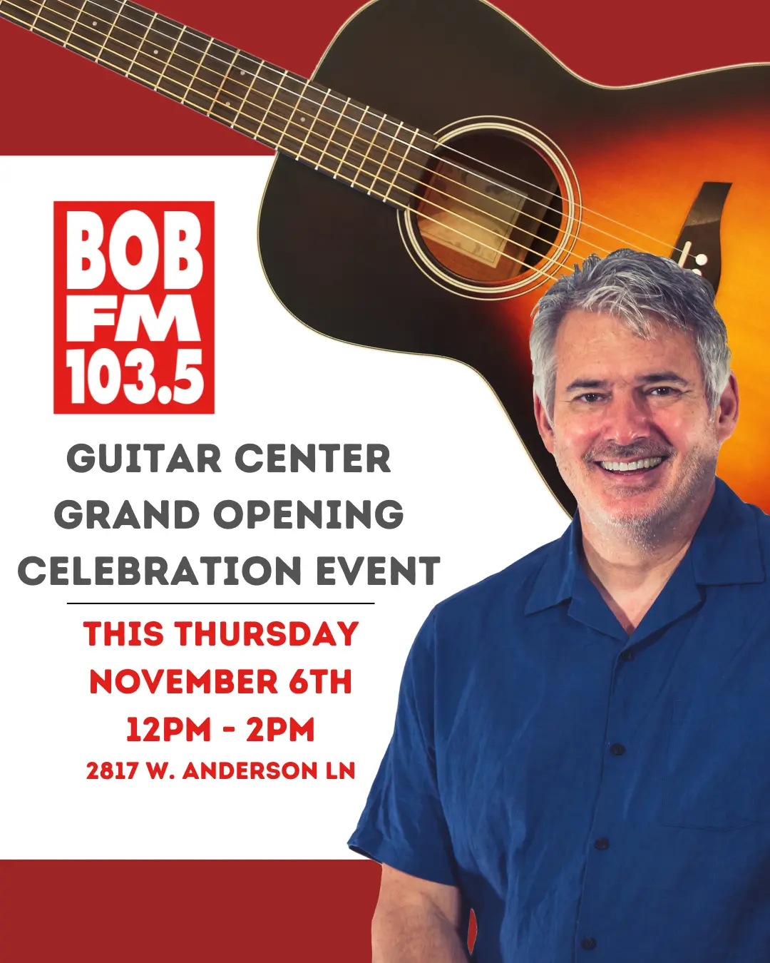 Guitar Center Grand Opening Celebration w/Evan!