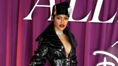 Teyana Taylor attends the All's Fair London Premiere at Odeon Luxe Leicester Square. London^ United Kingdom - October 22^ 2025