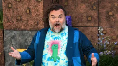 Jack Black attends the World Premiere of A Minecraft Movie at the Cineworld Leicester Square in London^ England. London^ United Kingdom - March 30^ 2025