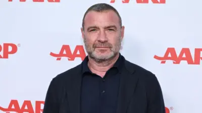 Liev Schreiber arrives for AARP’s ‘Movies for Grown-Ups’ on February 08^ 2025 in Beverly Hills^ CA