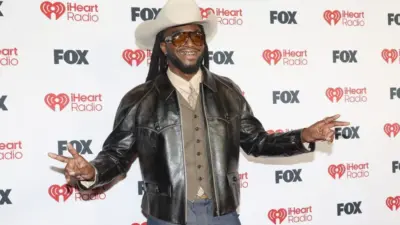 Shaboozey at the 2026 iHeartRadio Music Awards at Dolby Theatre LOS ANGELES^ CA - MARCH 26^ 2026