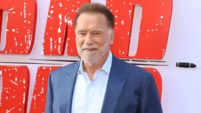 Arnold Schwarzenegger at Netflix's 'Fubar' Season 2 premiere held at the Tudum Theater in Hollywood^ USA on June 11^ 2025.