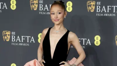 Ariana Grande attends the 2025 BAFTA Film Awards at The Royal Festival Hall in London^ England. London^ United Kingdom - February 16^ 2025