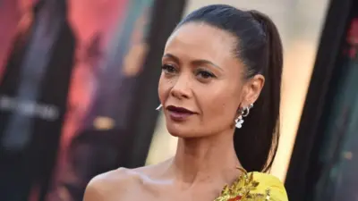 Thandiwe Newton arrives for the 'Reminiscence' Los Angeles Premieree on August 17^ 2021 in Hollywood^ CA