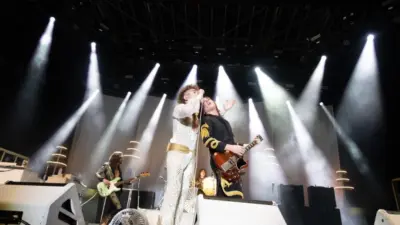 Greta Van Fleet Performs at Beale Street Festival Memphis^ Tennessee USA - 05-07-2023