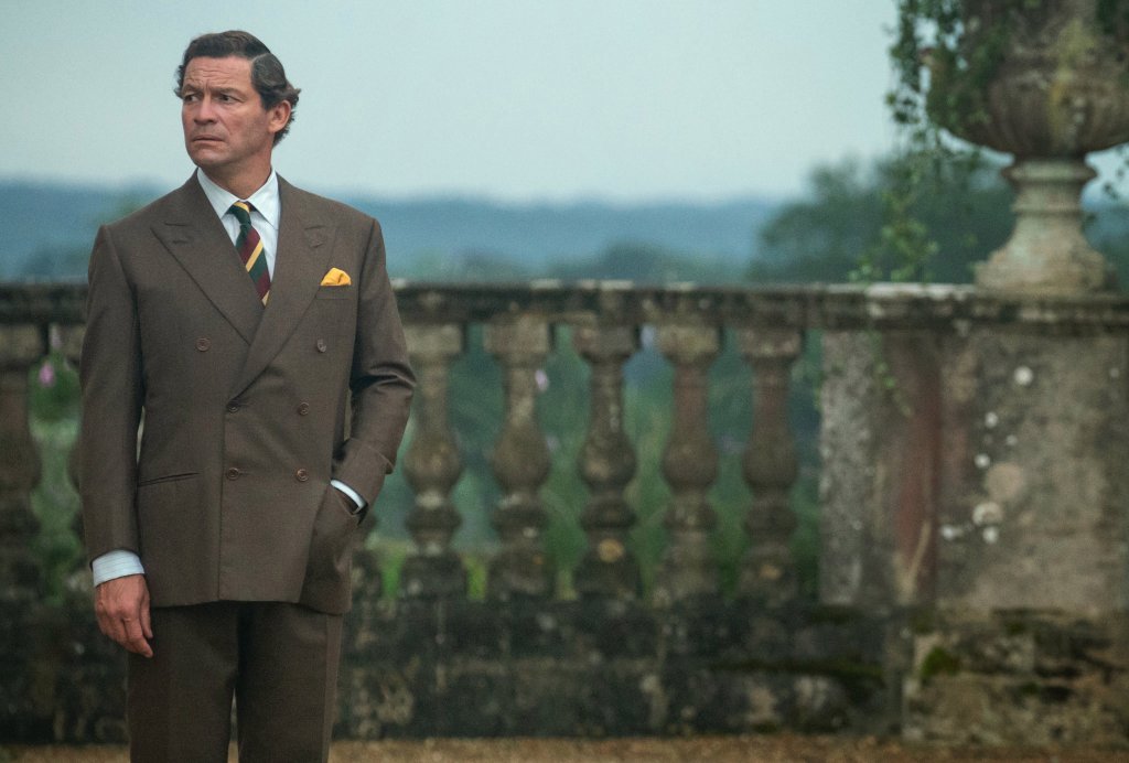 dominic west in the crown