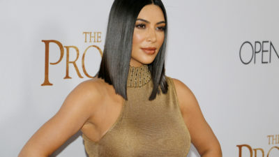 Kim Kardashian West at the Los Angeles premiere of 'T