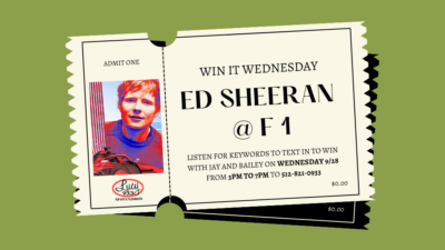 Win It Wednesday: Ed Sheeran