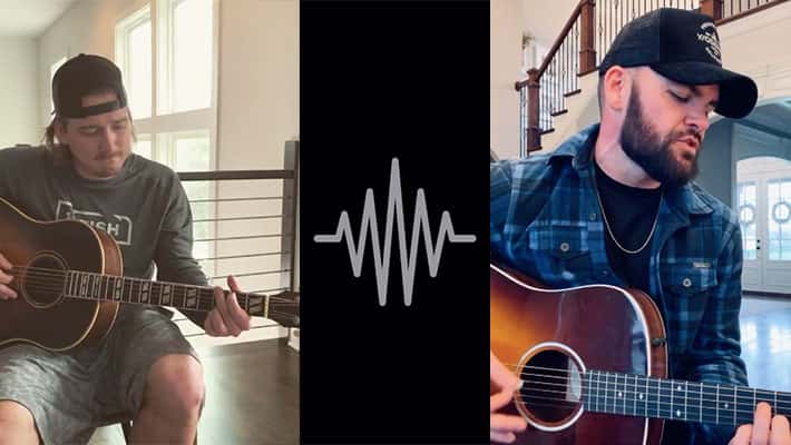 Morgan Wallen and Chris Lane participate in the Demo Challenge