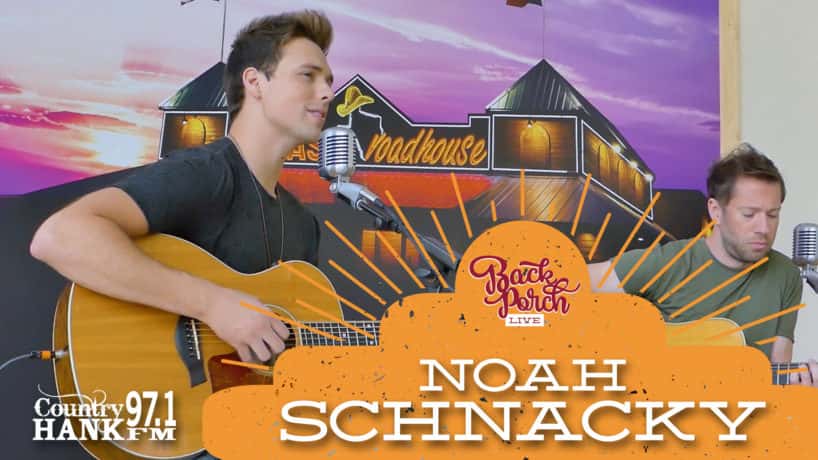 Noah Schnacky playing at Back Porch Live