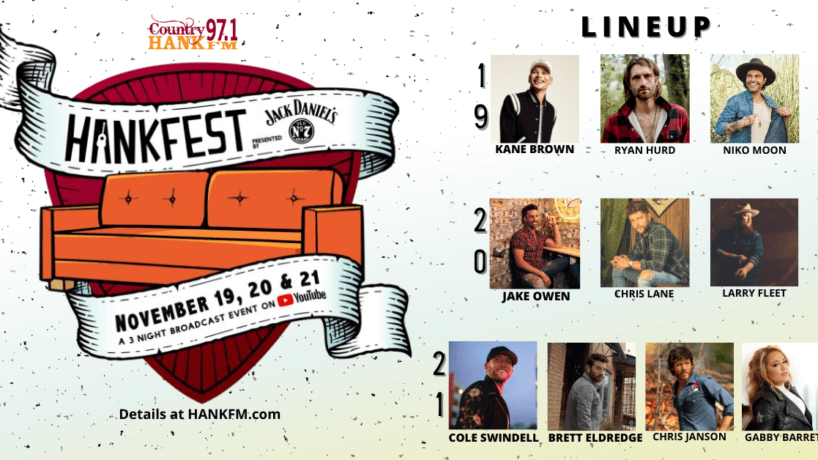 HANKFEST LIneup