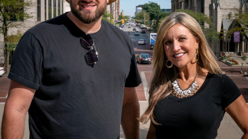 Caleb & Mindy downtown Indianapolis