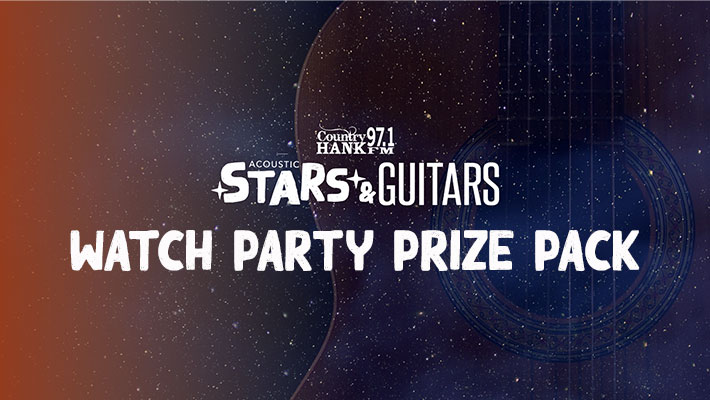 Acoustic Stars & Guitars Watch Party Prize Pack
