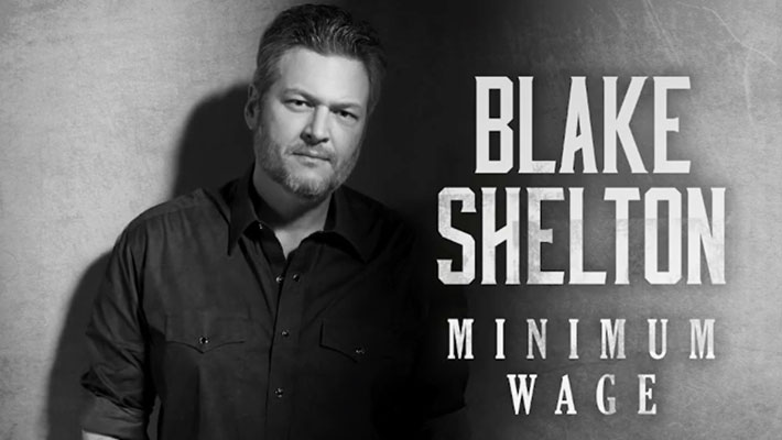 Cover art for Blake Shelton's "Minimum Wage"