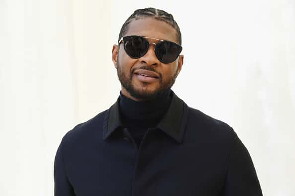 Usher attends 2019 Roc Nation THE BRUNCH on February 9, 2019 in Los Angeles, California.