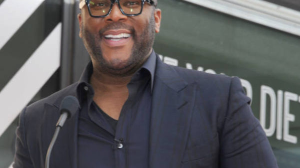 Tyler Perry Smiling for the camera