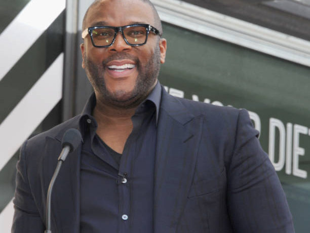 Tyler Perry Smiling for the camera