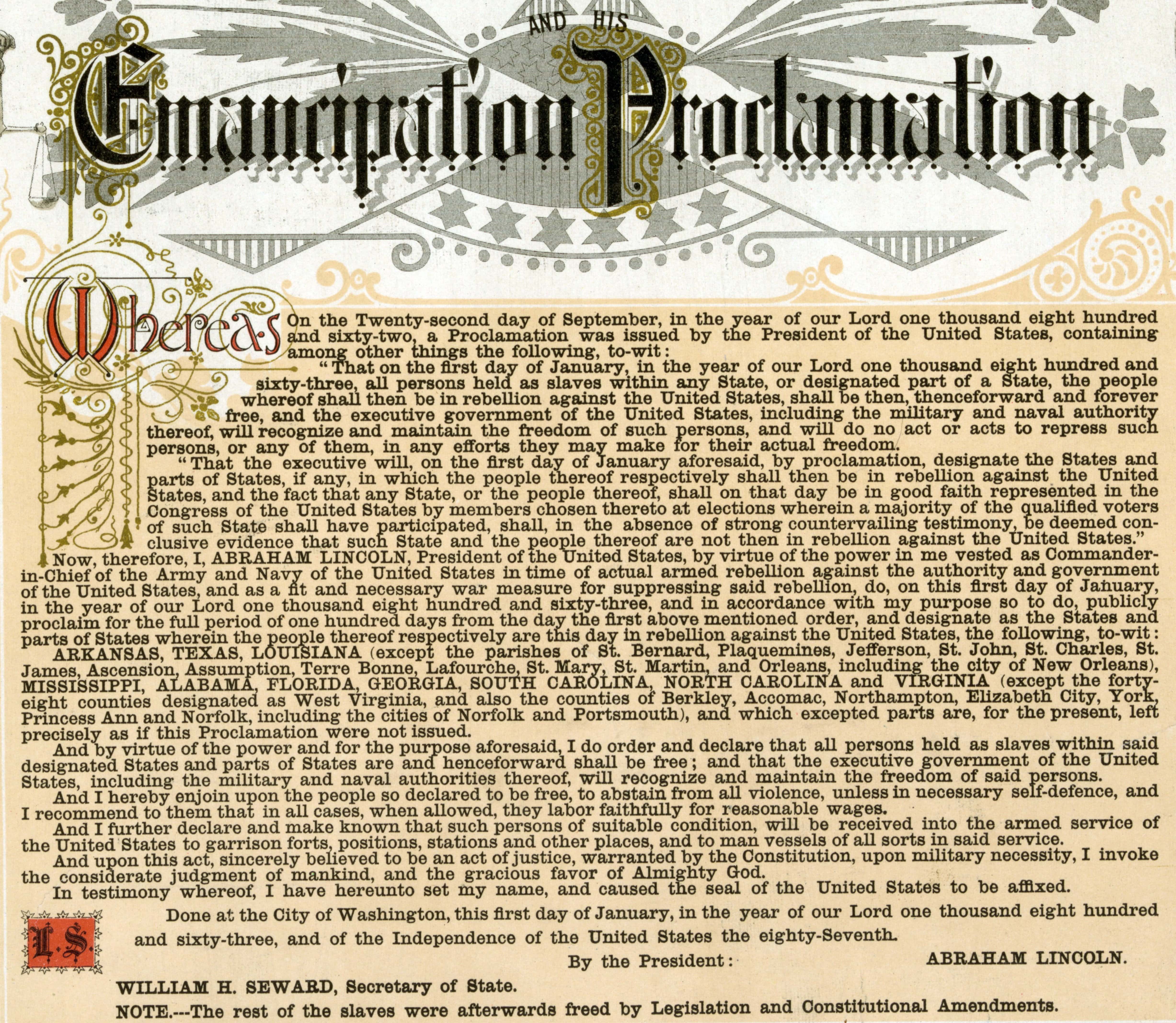 Emancipation Proclamation