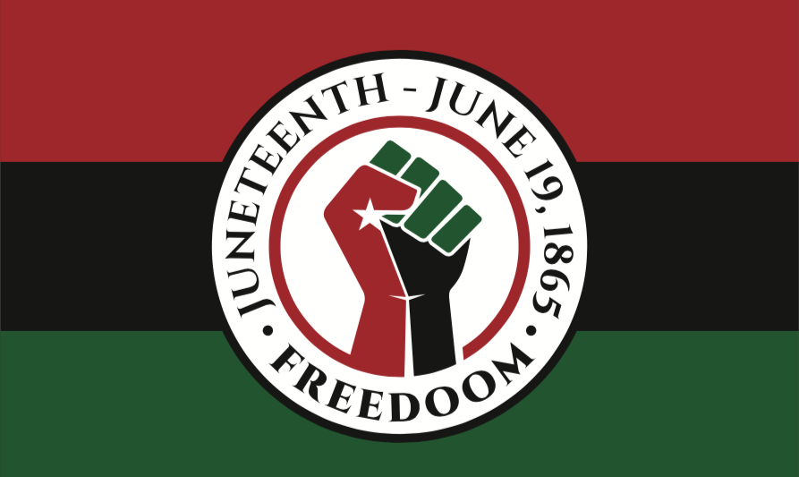 Juneteenth image with fist
