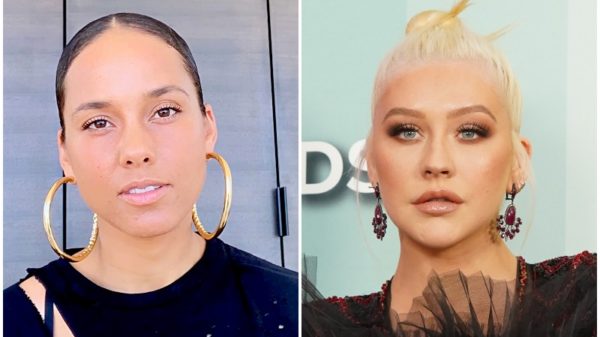 Alicia Keys and Christina Aguilera