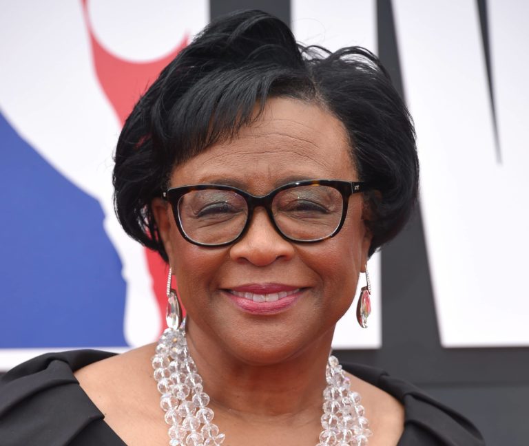 Dallas Mavericks CEO Cynthia Marshall arrives for the 2019 NBA Awards at Barker Hangar on June 24, 2019 in Santa Monica, California. (Photo by LISA O'CONNOR / AFP)