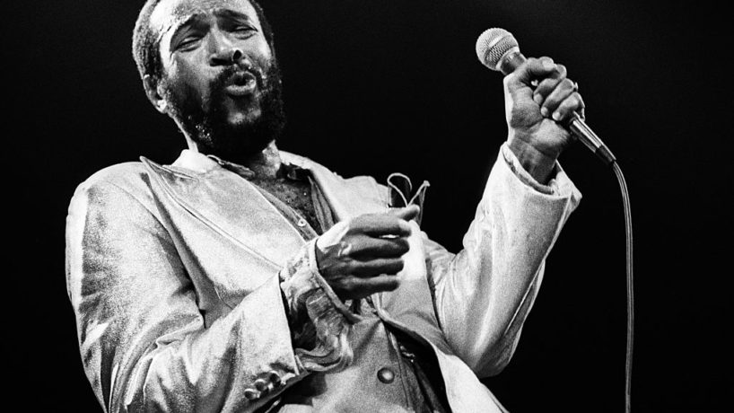 Marvin Gaye performs on stage at De Doelen, Rotterdam, Netherlands, 1st July 1980.
