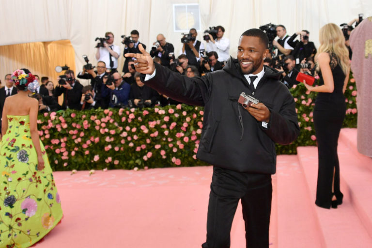 NEW YORK, NEW YORK - MAY 06: Frank Ocean attends The 2019 Met Gala Celebrating Camp: Notes on Fashion at Metropolitan Museum of Art on May 06, 2019 in New York City.