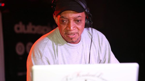 NEW YORK, NY - MAY 23: Kool DJ Red Alert spins at the 2015 DMC DJ Battle at Webster Hall on May 23, 2015, in New York City.