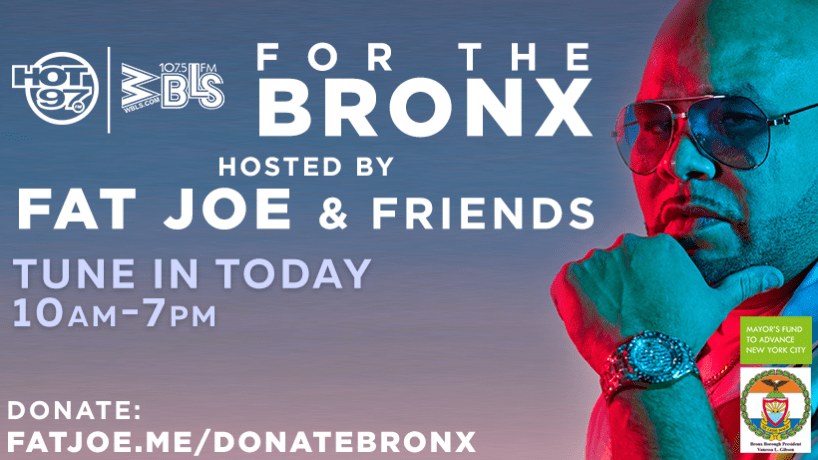 Fat Joe & Friends For The Bronx Donation Drive