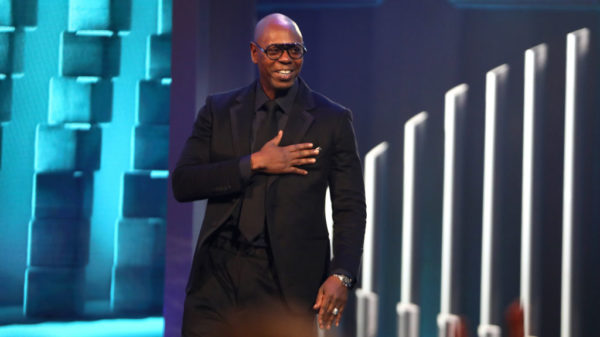 WASHINGTON,DC-OCT27: Dave Chappelle during the Mark Twain award at the Kennedy Center.