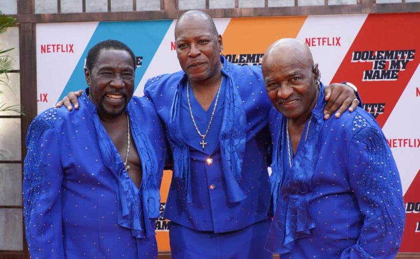 WESTWOOD, CALIFORNIA - SEPTEMBER 28: The O'Jays attend the LA premiere of Netflix's "Dolemite Is My Name" at Regency Village Theatre on September 28, 2019 in Westwood, California.