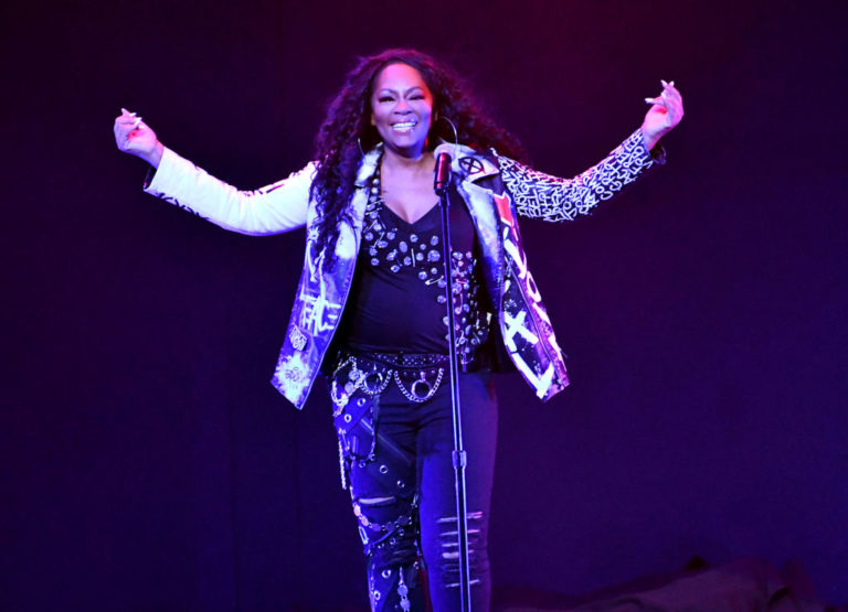 LOS ANGELES, CALIFORNIA - JANUARY 26: Singer Jody Watley perform onstage during 80's Weekend #7 at Microsoft Theater on January 26, 2019 in Los Angeles, California.