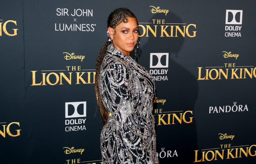 HOLLYWOOD, CALIFORNIA - JULY 09: Beyoncé attends the premiere of Disney's "The Lion King" at Dolby Theatre on July 09, 2019 in Hollywood, California.