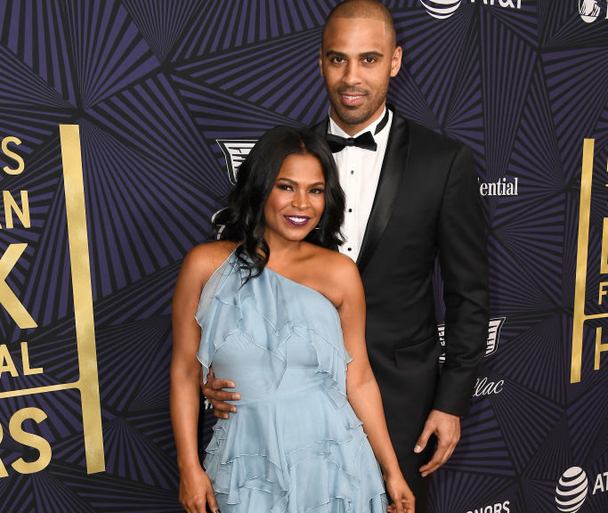 BEVERLY HILLS, CA - FEBRUARY 17: Actor Nia Long (L) and Ime Udoka attend BET Presents the American Black Film Festival Honors on February 17, 2017 in Beverly Hills, California.