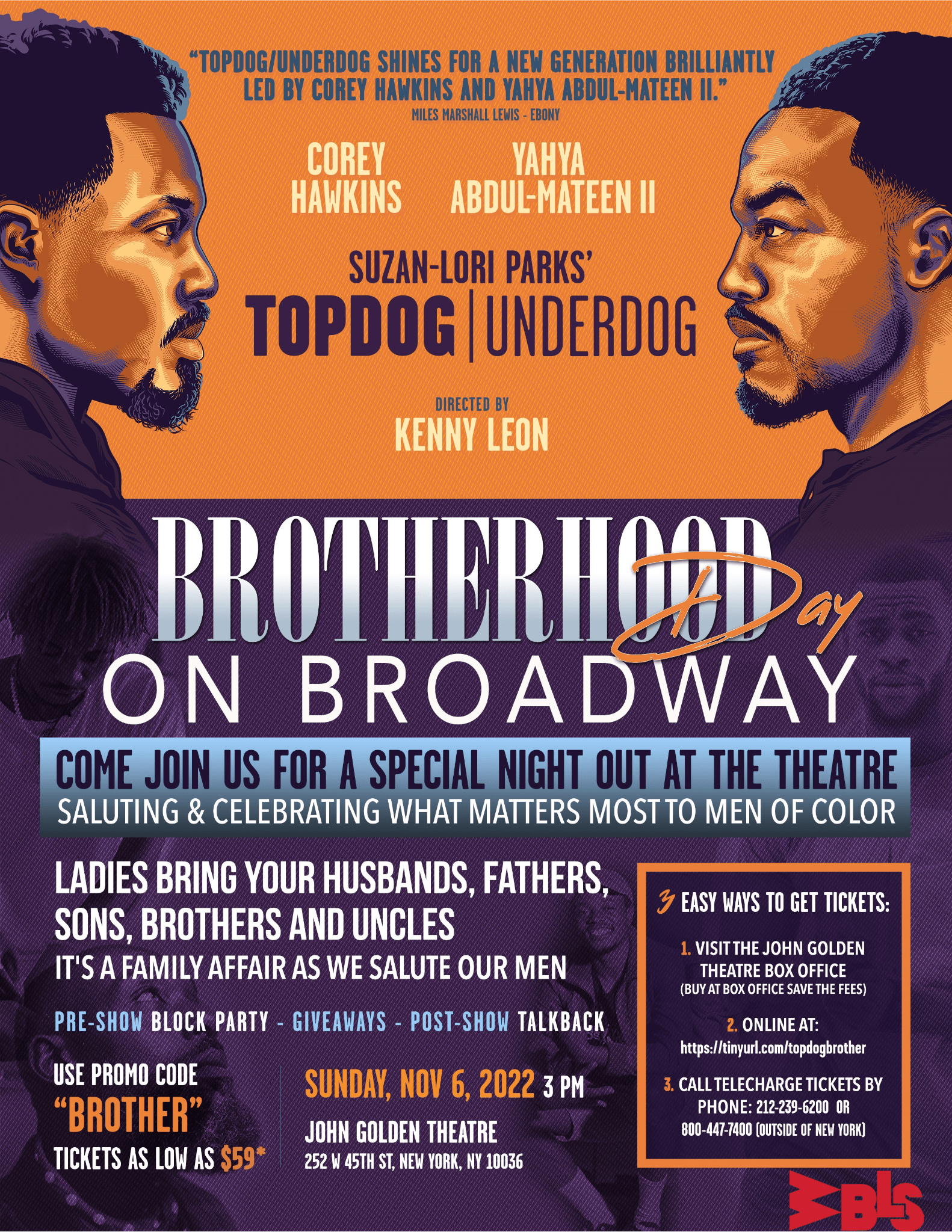 The Broadway Revival of Suzan-Lori Parks' 'Topdog/Underdog' Begins Sept  27th | 107.5 WBLS