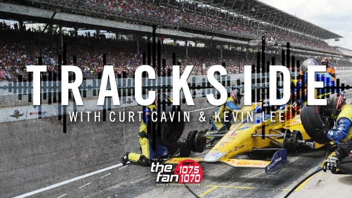 Trackside Cover showing Marco Andretti on Pit Road