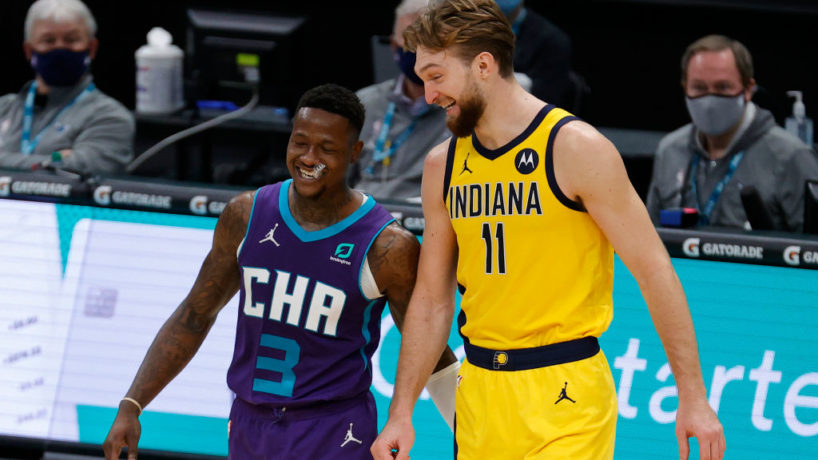 Domantas Sabonis Records Triple Double As Pacers Beat Hornets 93 5 107 5 The Fan