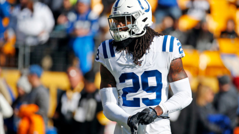Colts S-Malik Hooker gets ready for a play.