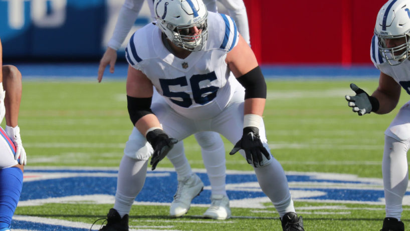 Colts line up at Quenton Nelson at left guard.