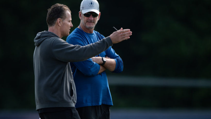 Frank Reich talks to Matt Eberflus.