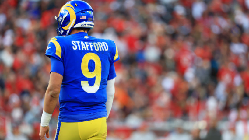 Matthew Stafford leads the Los Angeles Rams past the Tampa Bay Buccaneers in the NFC Divisional Game on January 23, 2022