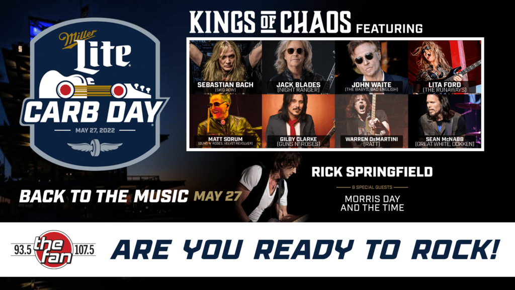 Event Header for Kings Of Chaos That Will Be At Carb Day