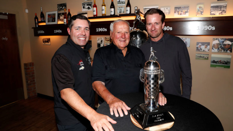 AUTO: MAY 18 IndyCar - A.J. Foyt Receives Baby Borg Trophy