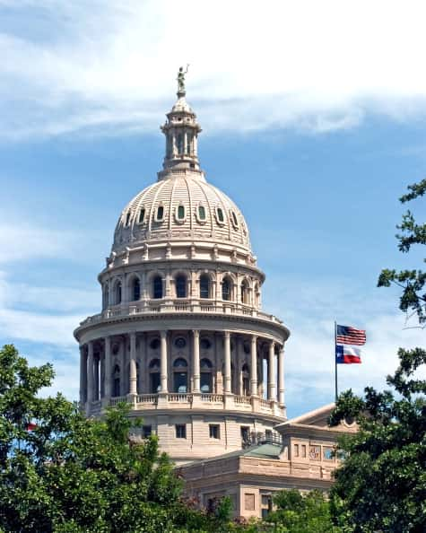 Texas State Capital:Getty Images