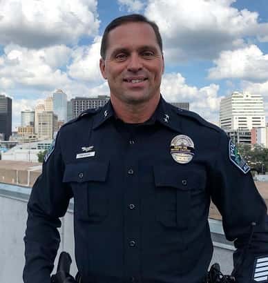 Former APD Assistant Chief Justin Newsom