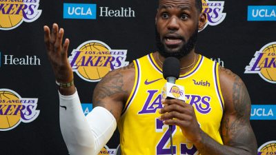 Los Angeles Lakers Media Day People: LeBron James:Getty Images