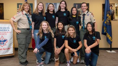 All Girl Boy Scout Troop