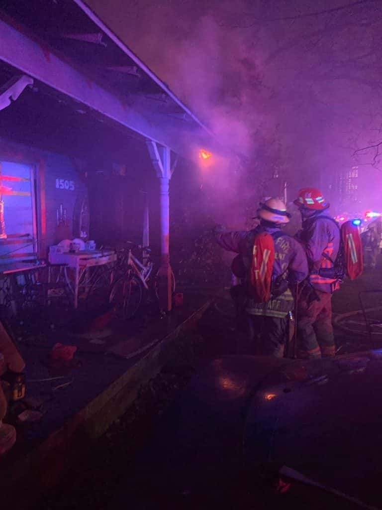 Austin firefighters respond to a fatal fire in East Austin